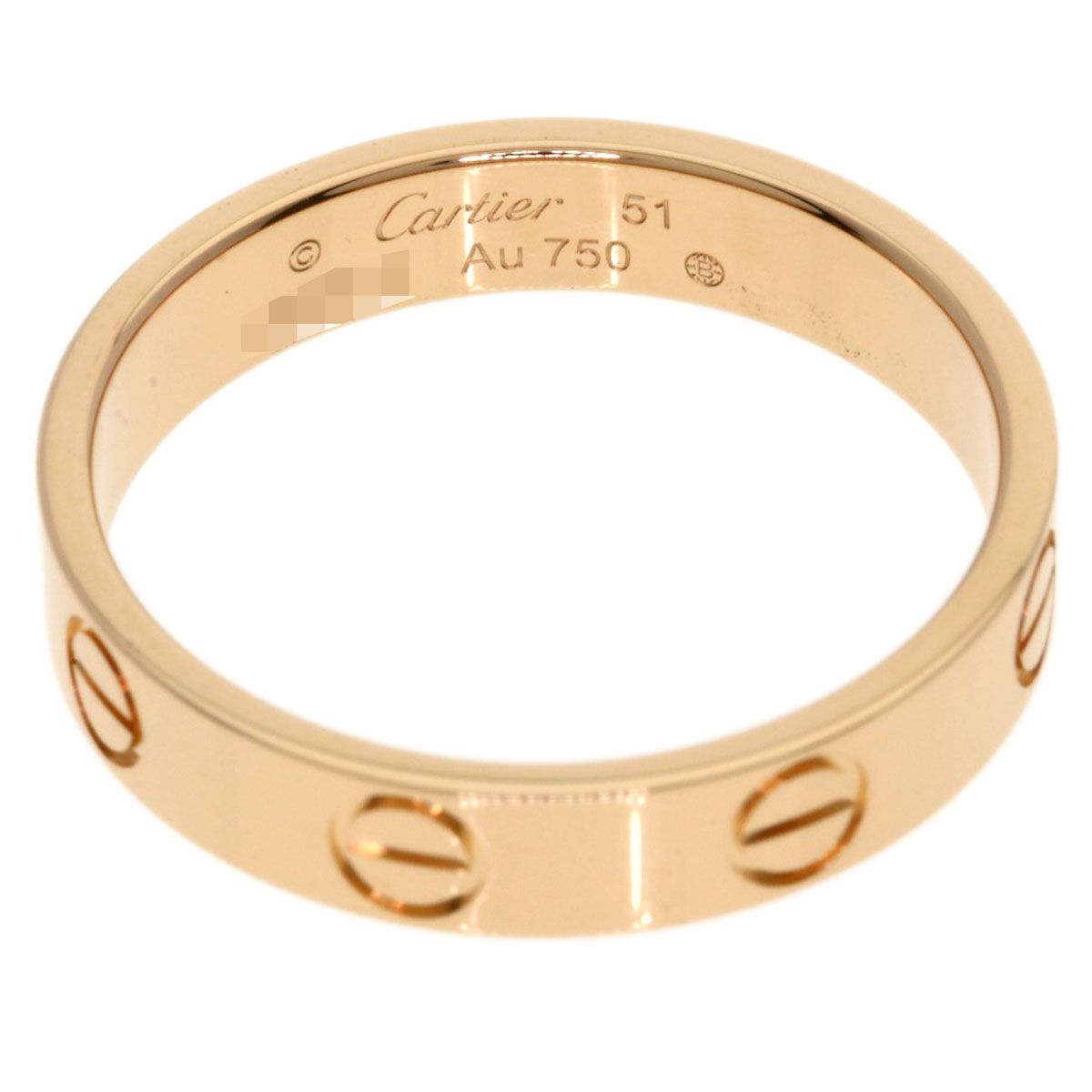CARTIER カルティエ ミニラブリング #51 リング・指輪 K18PG