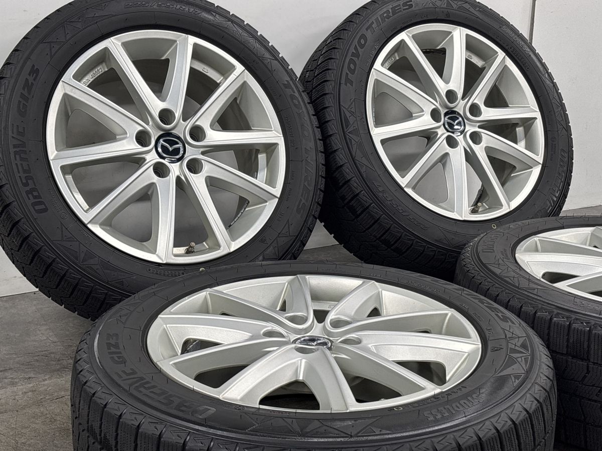 バリ溝】マツダ GJ型 アテンザ 純正 17in 7.5J +50 PCD114.3 トーヨー