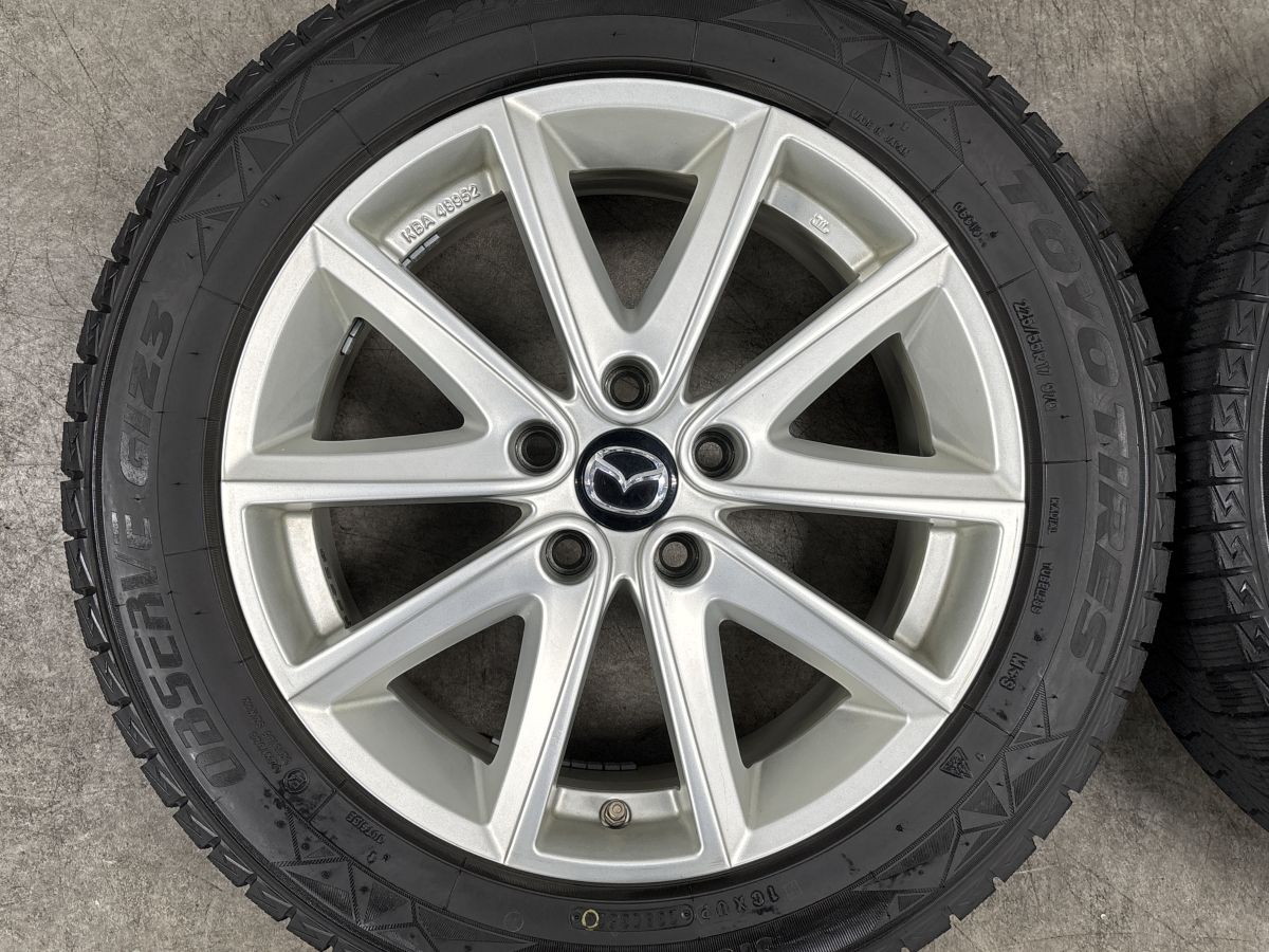 バリ溝】マツダ GJ型 アテンザ 純正 17in 7.5J +50 PCD114.3 トーヨー