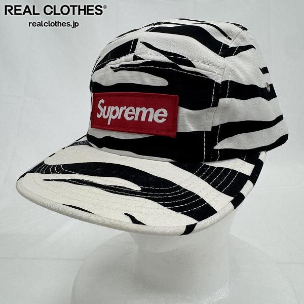 Supreme/シュプリーム【22AW】Washed Chino Twill Camp Cap Zebra