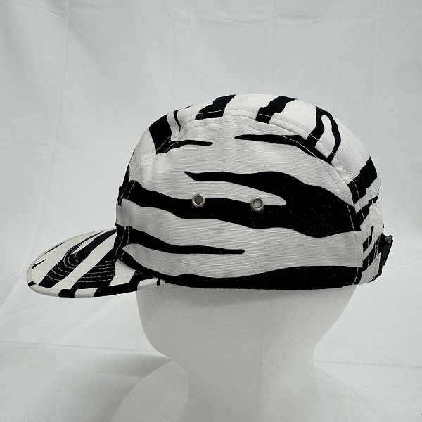 Supreme/シュプリーム【22AW】Washed Chino Twill Camp Cap Zebra