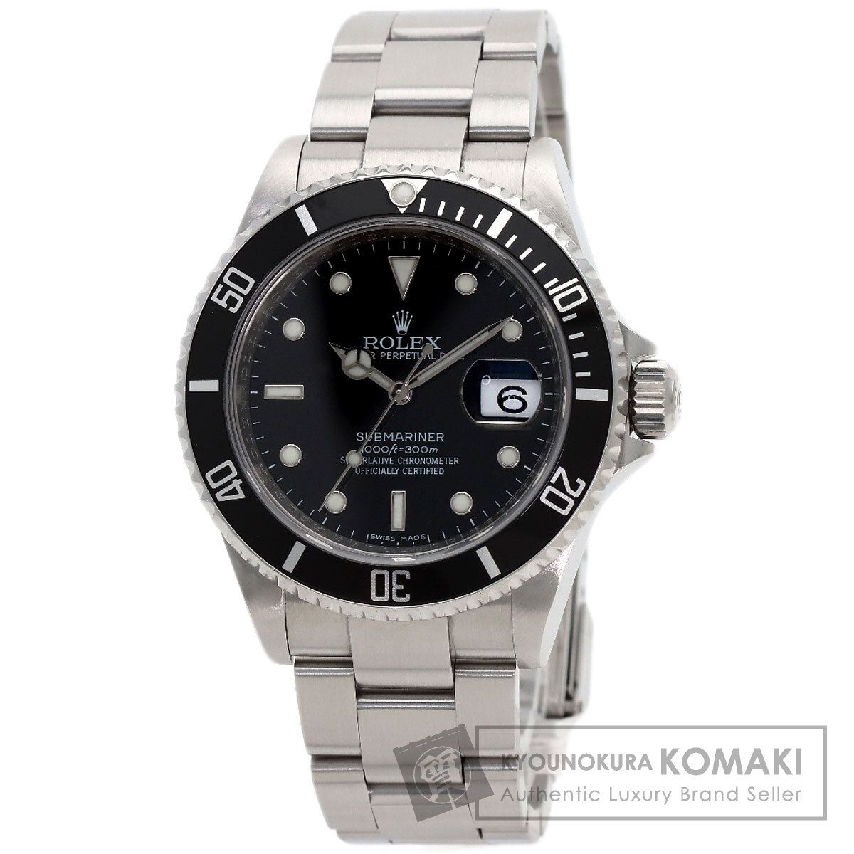 ROLEX ロレックス 16610T サブマリーナ デイト 腕時計 SS SS メンズ [中古]