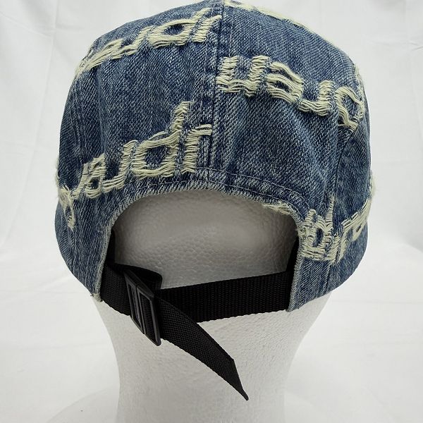 24H以内発送 完売品 超美品 Frayed Logos Denim Cap Supreme/シュプリーム【21SS】Frayed Logos Denim Camp Cap/フレイ