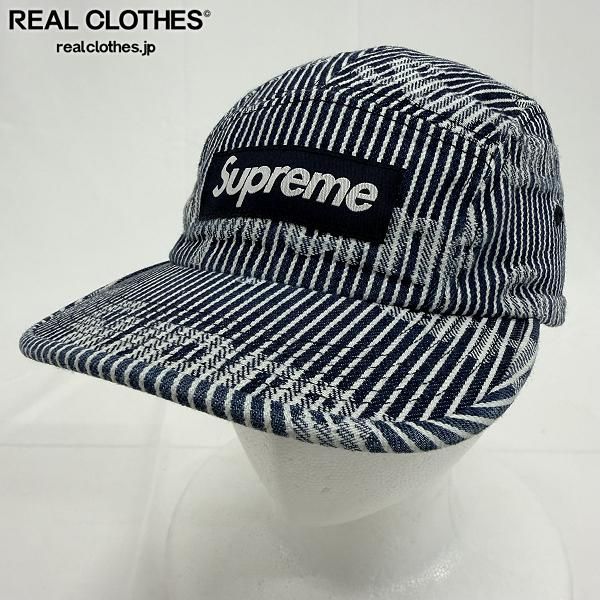 Supreme/シュプリーム【24SS】Denim Camp Cap Stripe/デニム キャンプ