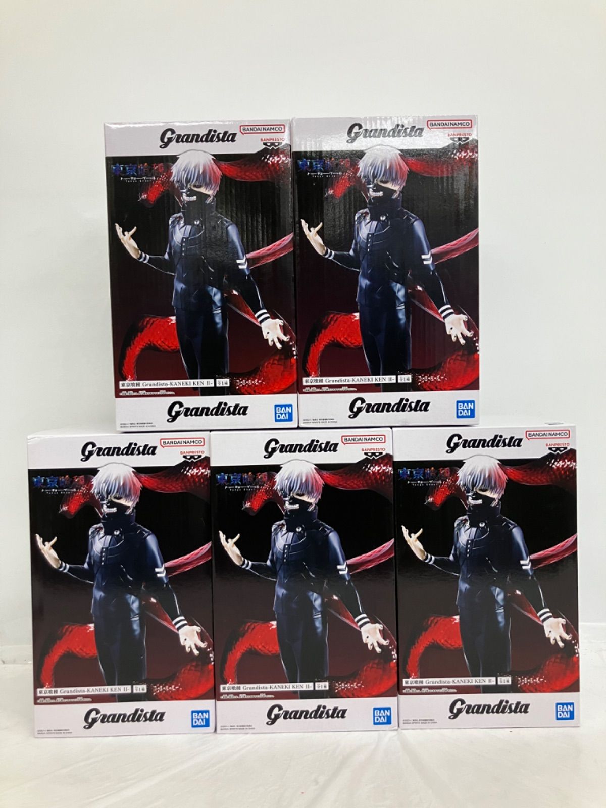 【未開封】Grandista金木研 12個セット 未開封 東京喰種 Grandista 金木研 フィギュア 5個セット LF7547 f101