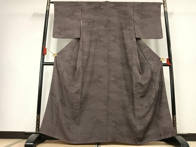 平和屋着物●重要無形文化財　人間国宝　中村勇二郎　江戸小紋　訪問着　流水文　正絹　逸品　AABK1624fy 33,800円