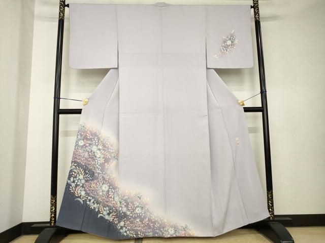 平和屋着物○越後十日町の一流染匠 桐屋・翠山工房 訪問着 辻が花 絞り