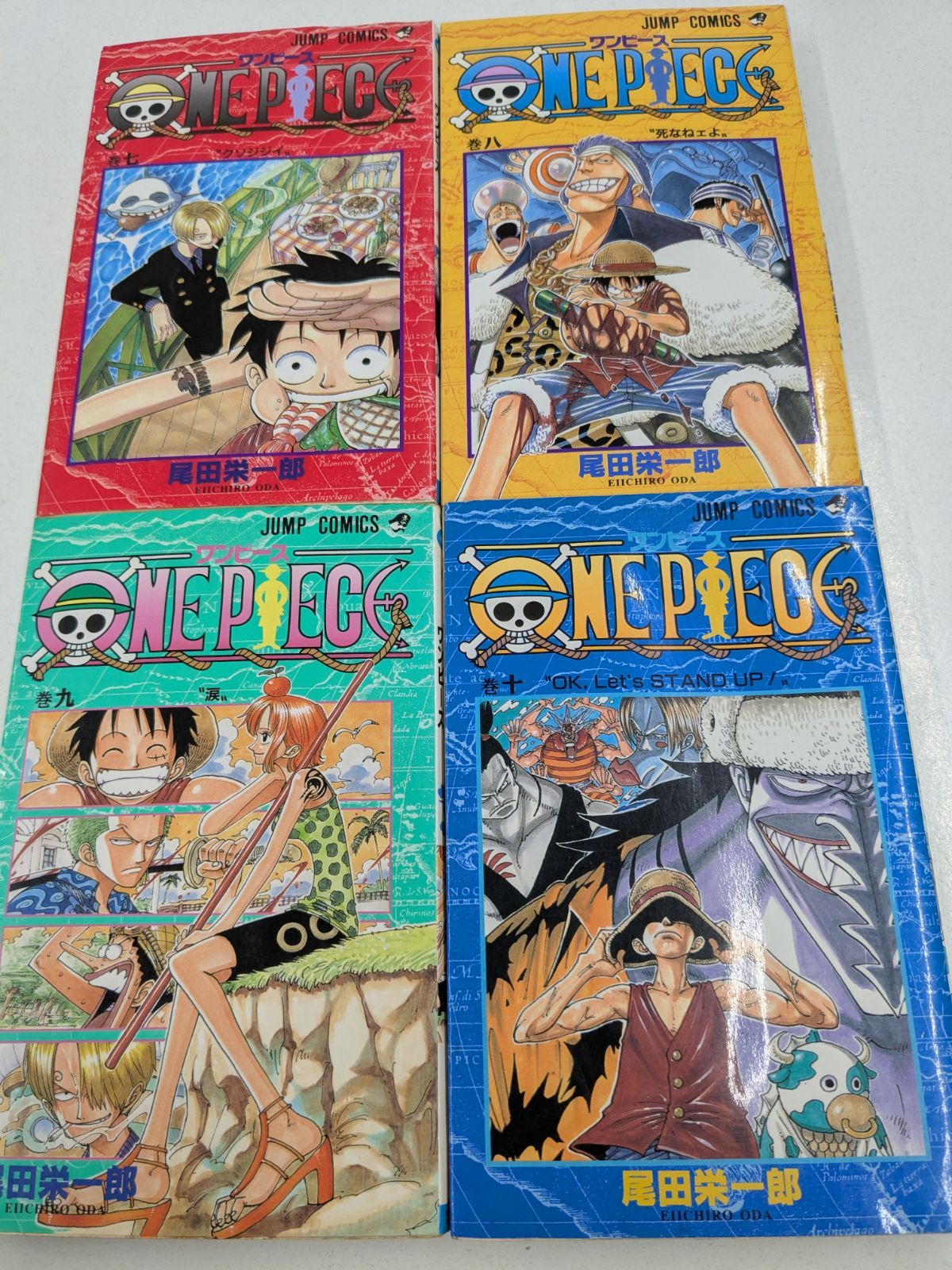 ONE PIECE 7巻 8巻 9巻 10巻 4冊セット 全巻初版 ワンピース 管理