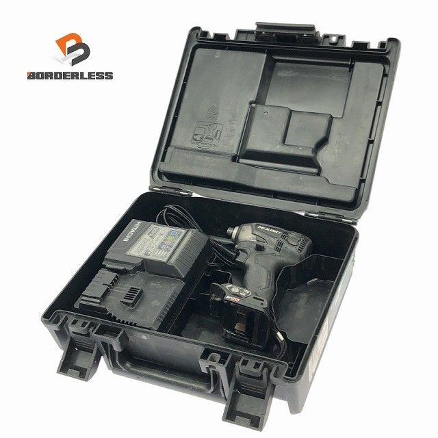 ☆中古品☆HiKOKI ハイコーキ 18V コードレスインパクトドライバ WH18DDL2 本体+充電器+ケース付き 電動工具131702 8,236円