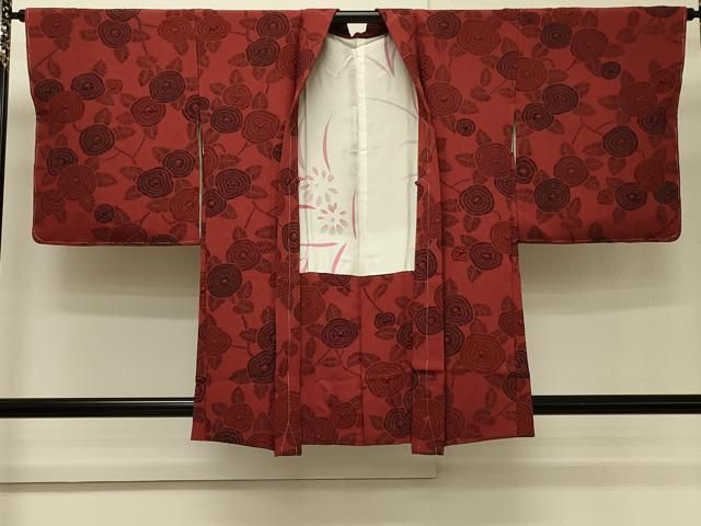 平和屋着物＃羽織　絞り　草花文　正絹　逸品　未使用　CABH7139in