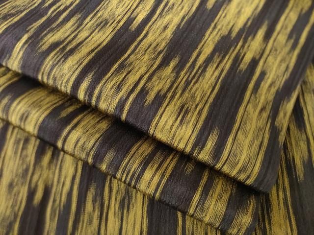 平和屋着物●お召　幾何学文様　高島屋扱い　正絹　逸品　AABJ6752ck