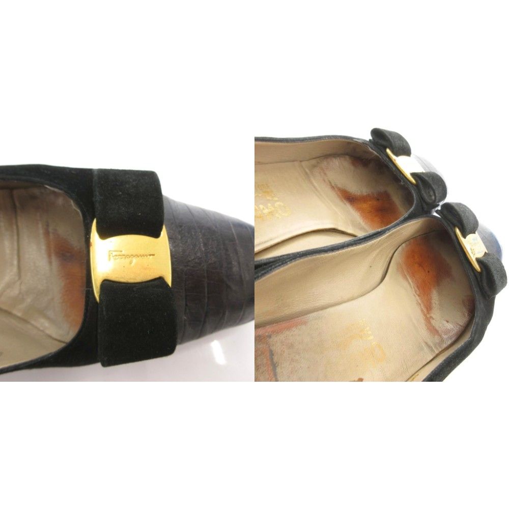サルヴァトーレフェラガモ Salvatore Ferragamo ヴァラ パンプス