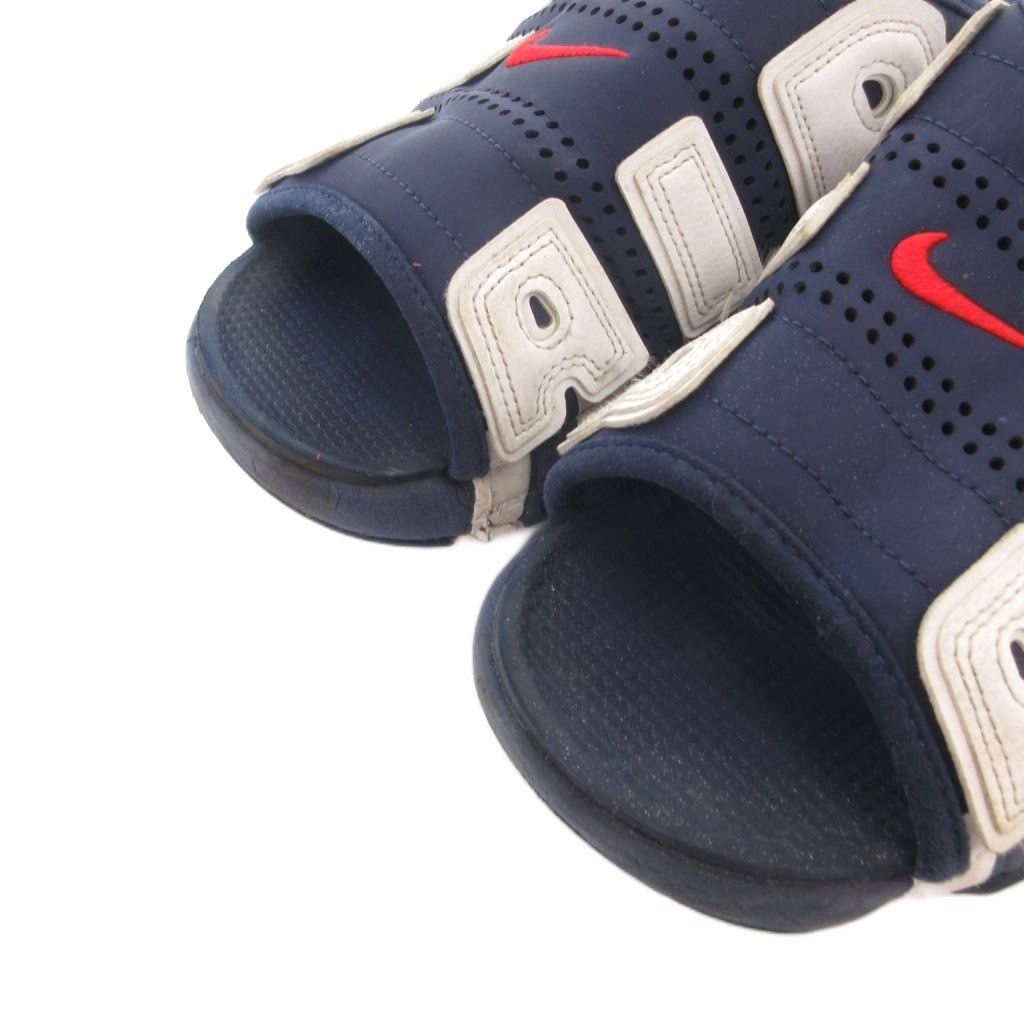 ナイキ NIKE モアアップテンポ サンダル シューズ 28 紺 ネイビー
