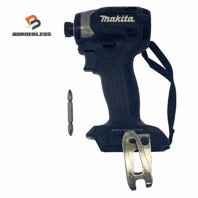 ☆中古美品☆ makita マキタ 18V 充電式インパクトドライバ TD173D 黒/ブラック 本体のみ131975