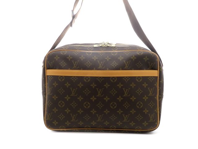 LOUIS VUITTON ルイ・ヴィトン リポーターGM モノグラム M45252 ショルダーバッグ モノグラムキャンバス ブラウン ユニセックス【中古】437