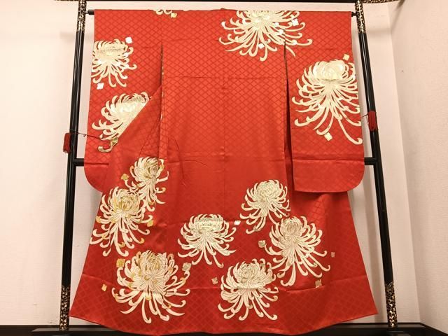 平和屋着物●豪華振袖　乱菊　金彩　正絹　逸品　AABJ6285ph