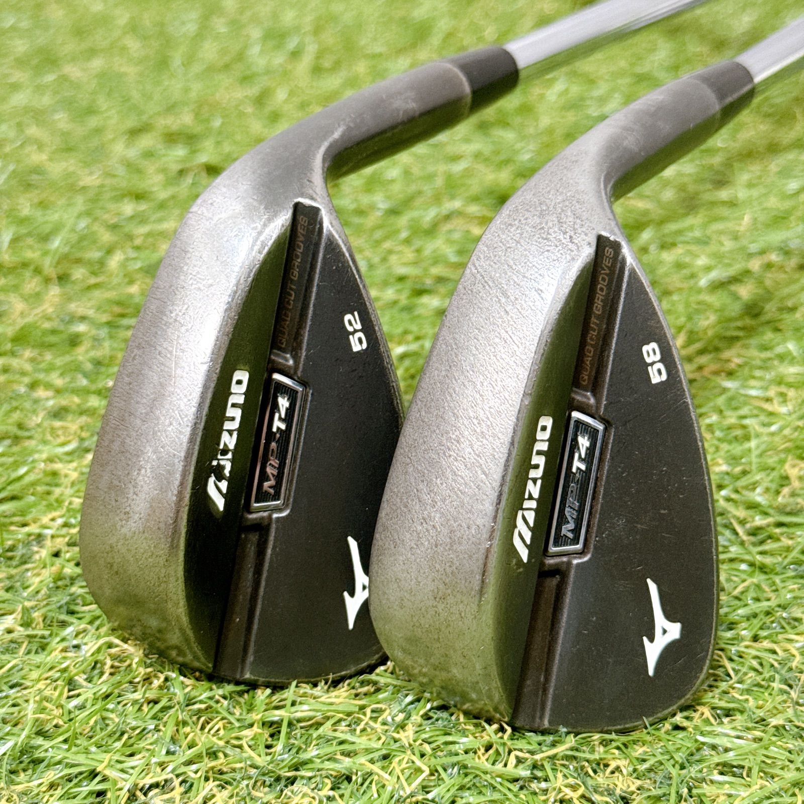 新品グリップ ミズノ Mizuno MP-T4 ウェッジ 2本セット 52° 58° モーダス 軟鉄【K993】