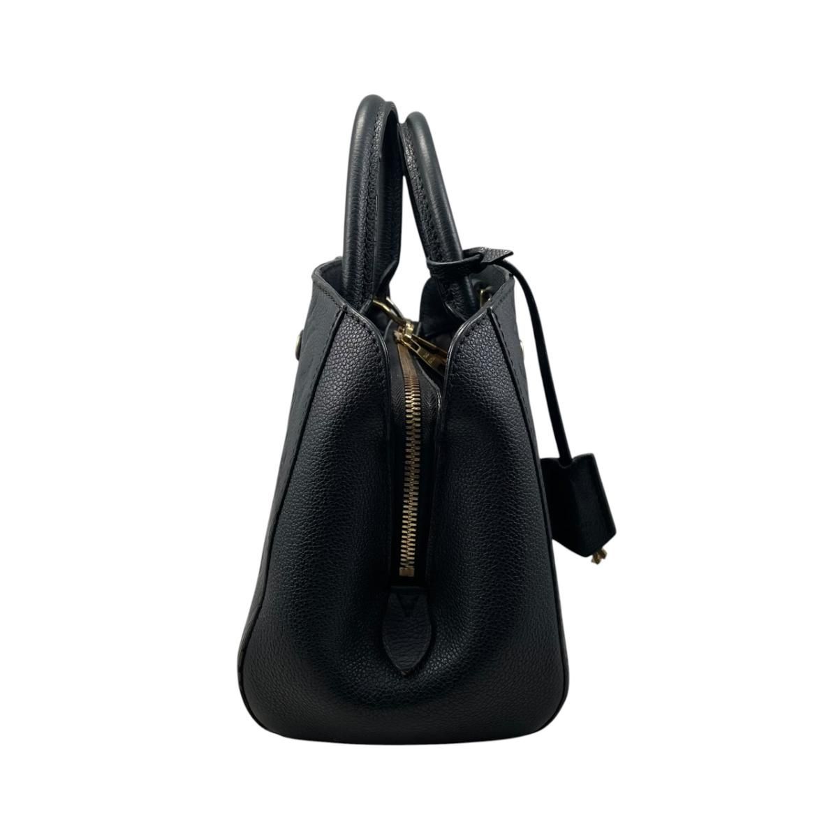ルイヴィトン ハンドバッグ モンテーニュBB M41053 ブラック モノグラムアンプラント LOUIS VUITTON
