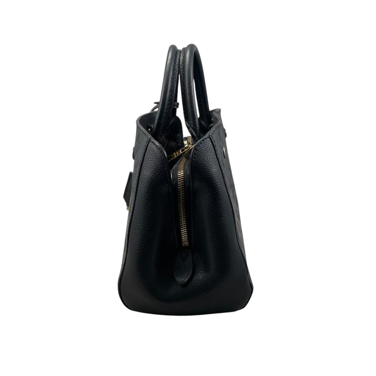ルイヴィトン ハンドバッグ モンテーニュBB M41053 ブラック モノグラムアンプラント LOUIS VUITTON