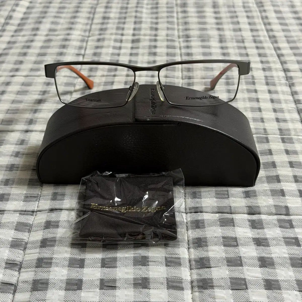 (OS) Ermenegildo Zegna(エルメネジルド ゼニア) チタン メガネ