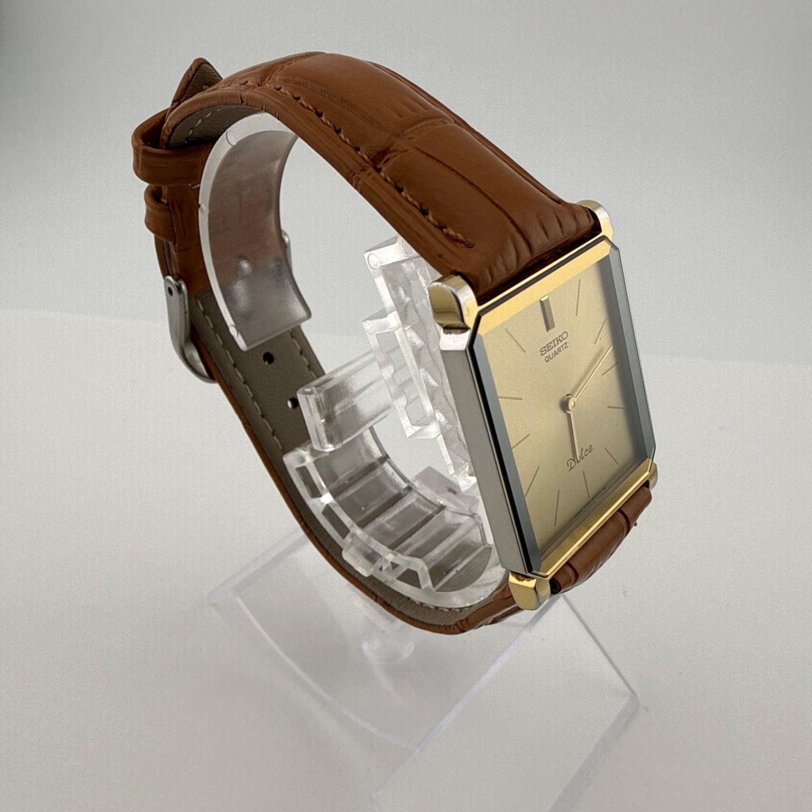 SEIKO 7730-5020 セイコー DOLCE ドルチェ スクエア メンズ 腕時計