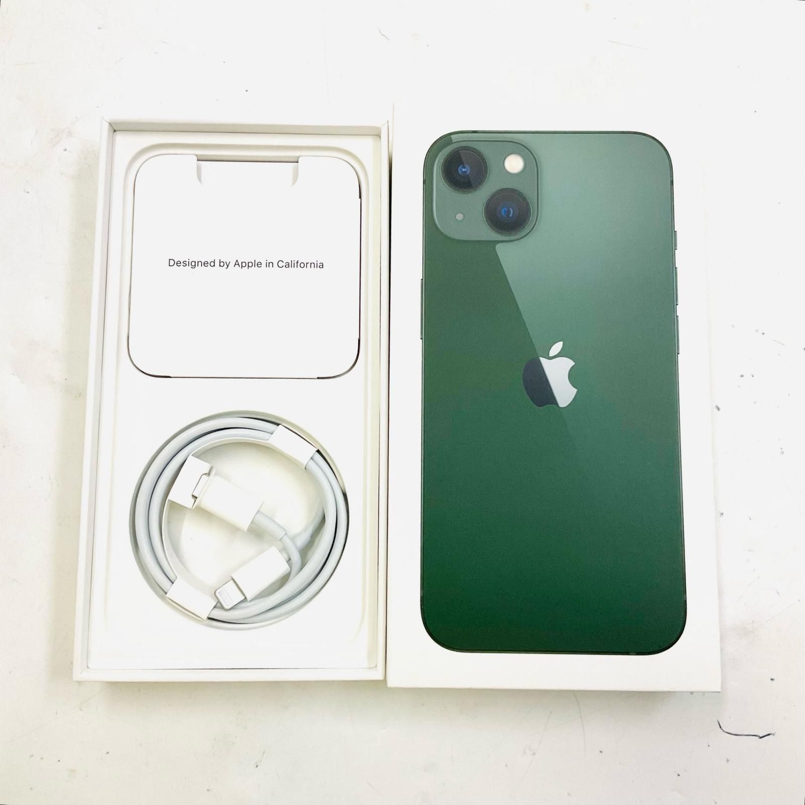 iPhone 13 128GB グリーン SIMフリー 美品 94% - メルカリ