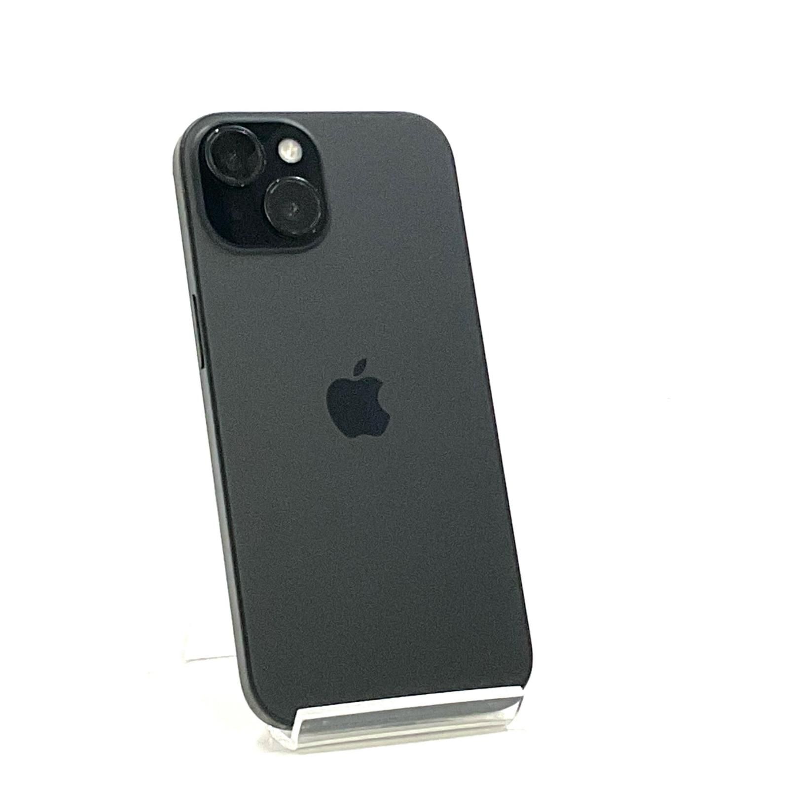 【全額返金保証】【最速発送】 iPhone 15 128GB ブラック SIMフリー 白ロム 動作確認済 84%