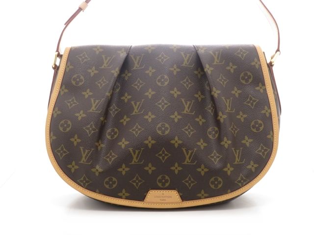 LOUIS VUITTON ルイ・ヴィトン メニルモンタンMM モノグラム M40473 ショルダーバッグ モノグラムキャンバス ブラウン レディース【中古】437