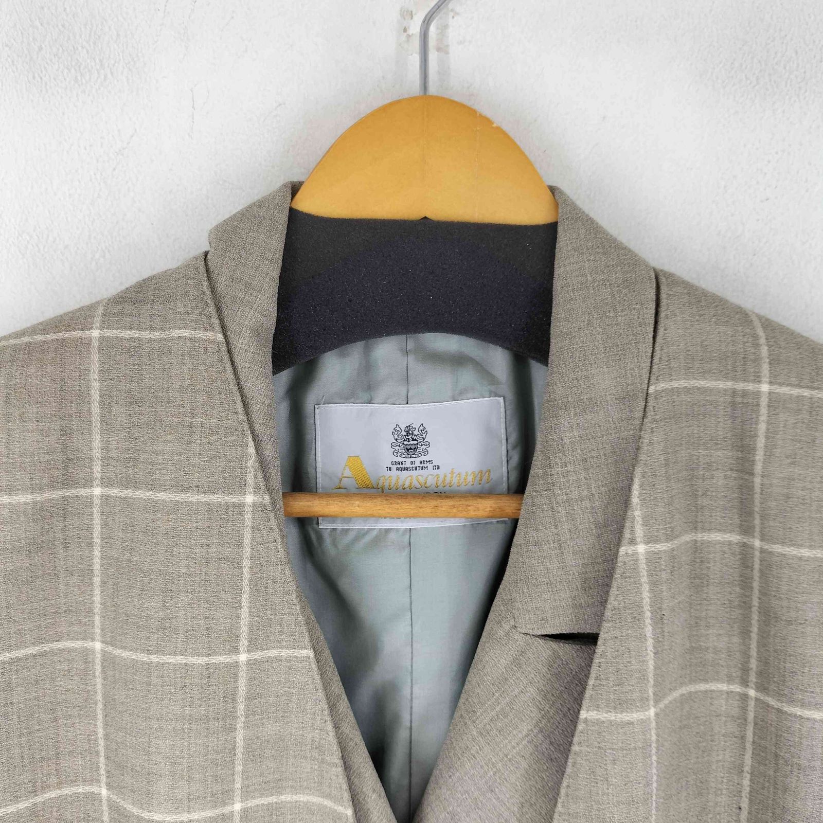 アクアスキュータム AQUASCUTUM ベストセット チェックテーラード 