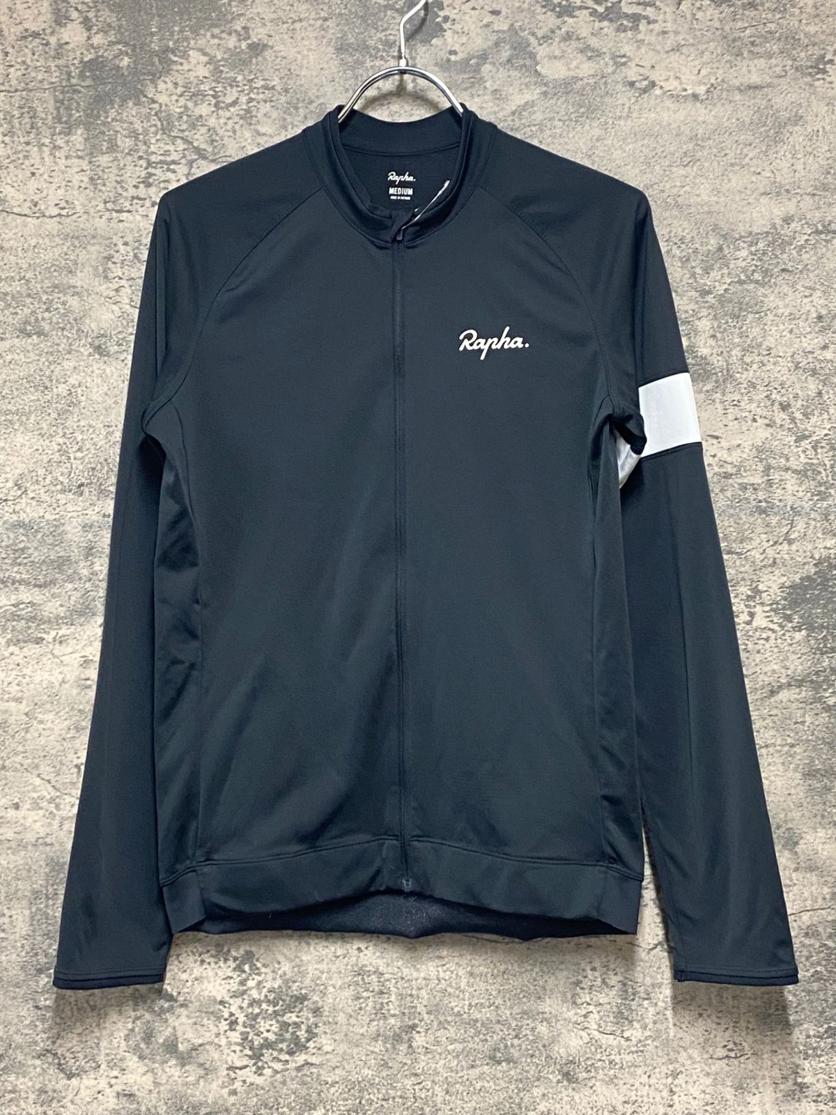 KC567 ラファ Rapha WOMEN'S CORE LONG SLEEVE JERSEY 長袖 サイクルジャージ 黒 M 裏起毛