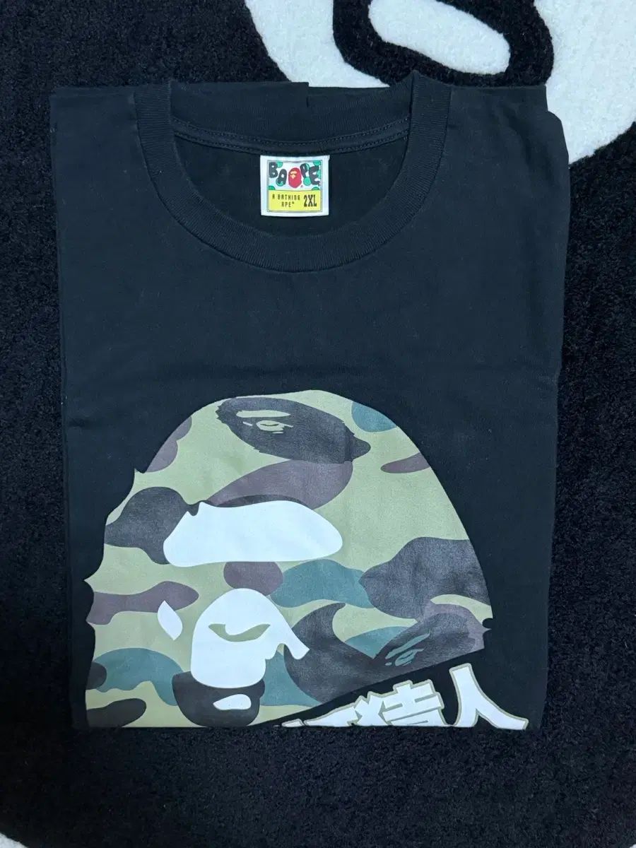 XXL ベイプ FIRST CAMO Tシャツ ブラック