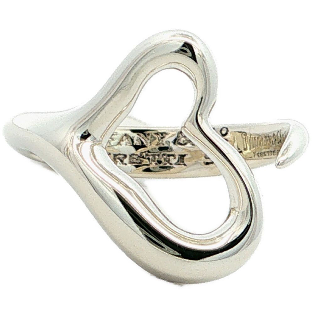 TIFFANY ＆ Co. ティファニー オープンハートリング 指輪 Sv925-4.2g 9