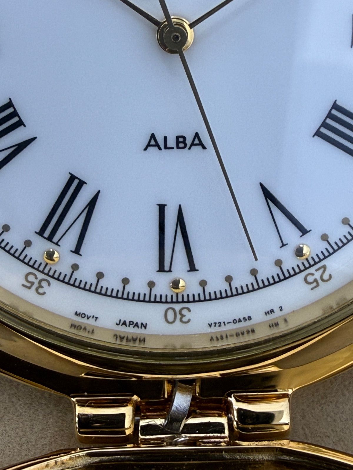 I【動作未確認・ジャンク扱い】SEIKO セイコー アルバ V721-0A30 QZ