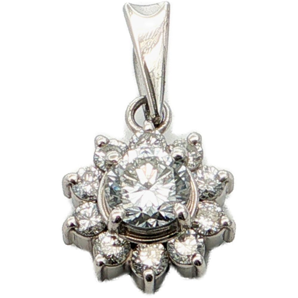 0.278ct 0.23ct ダイヤモンド ダイヤモンドペンダントトップ Pt900-1.5g プラチナ 【♀】【N】【レディース】★■618876【中古】