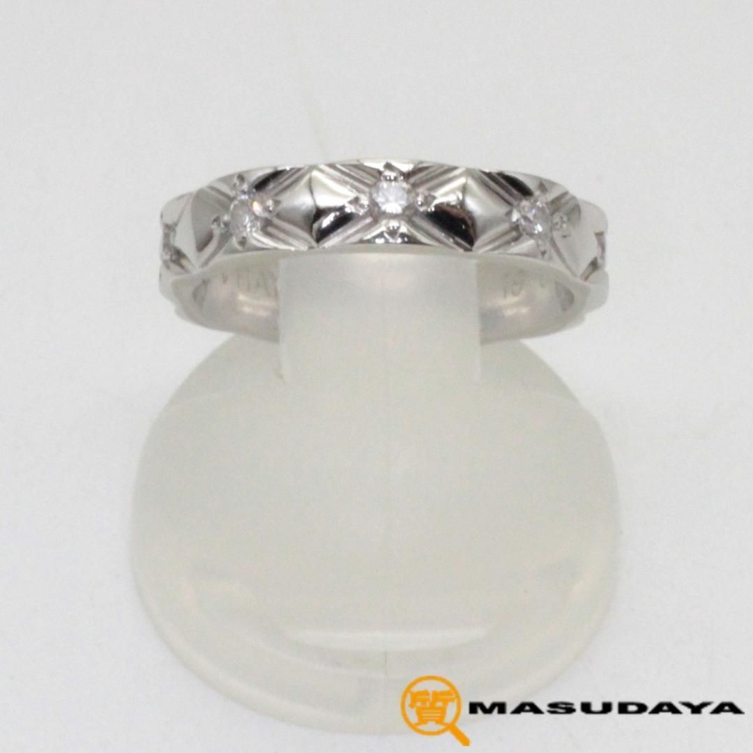 シャネル マトラッセ フル ダイヤモンド リング PT950【美品】