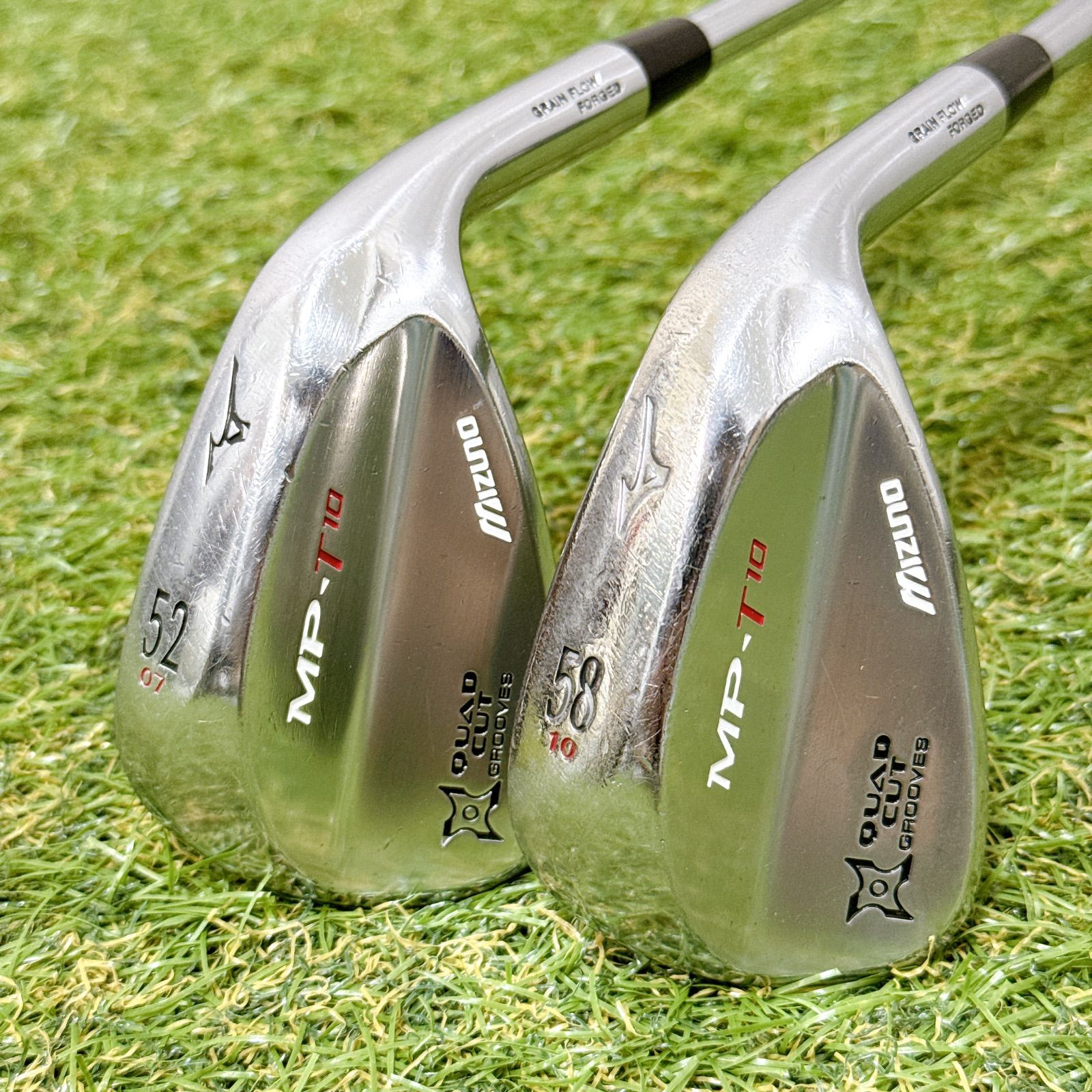 名器2本組 ミズノ Mizuno MP-T10 ウェッジ2本セット 52度 58度 NSプロ 1150GH ツアー 右利き S【K994】