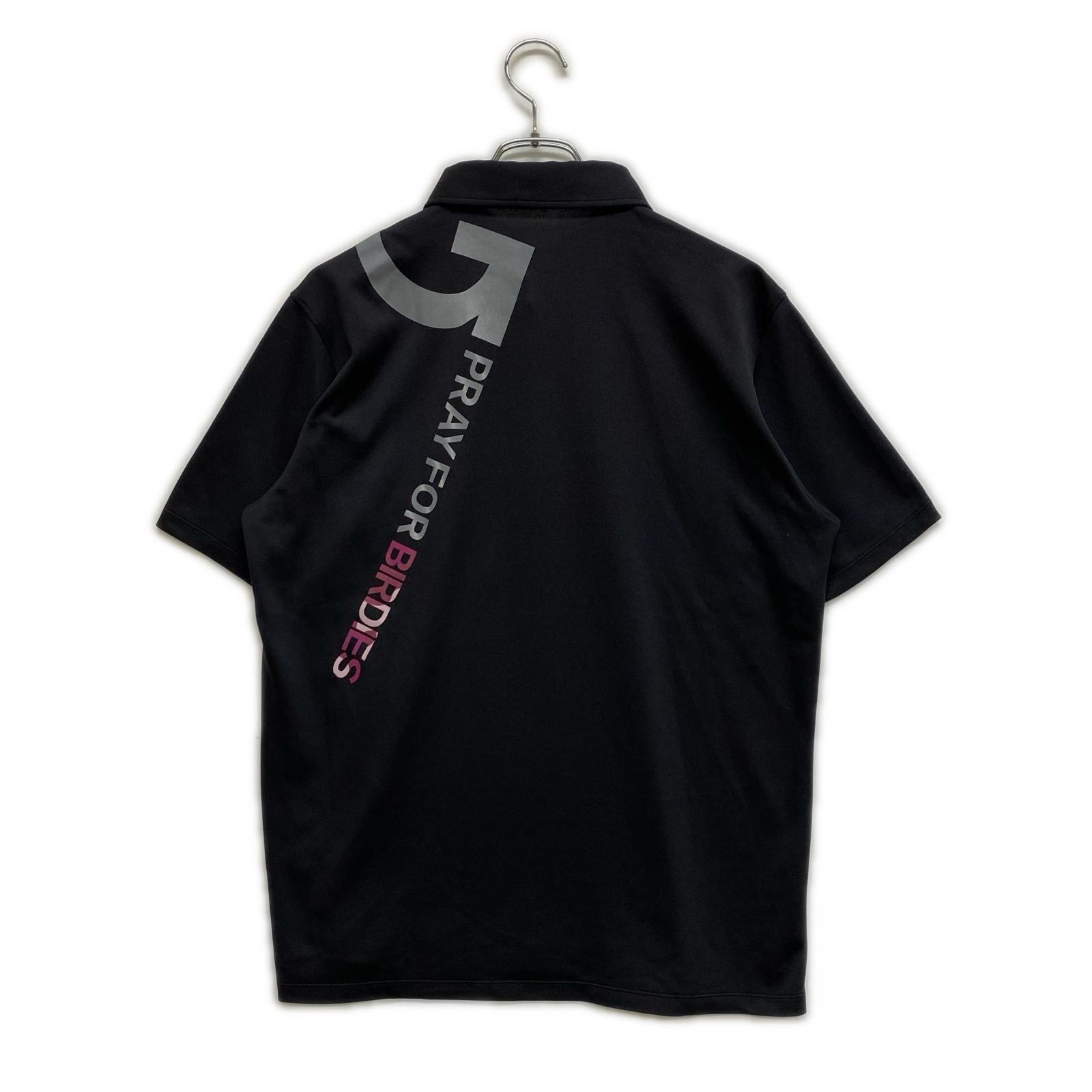 【美品】 G FORE 半袖ポロシャツ（2サイズ） ゴルフ メンズ ジーフォア G/FORE 半袖ポロシャツ 2(L) ブラック