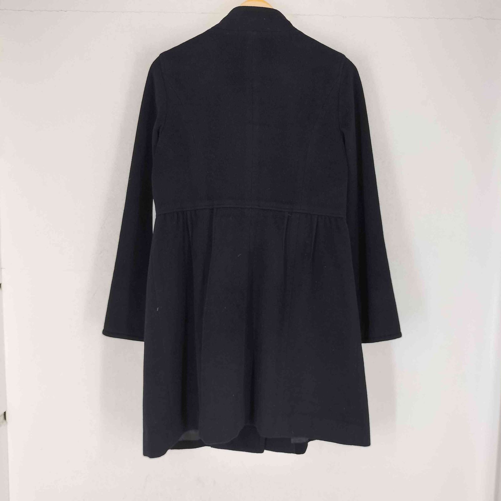 ソニアリキエル SONIA RYKIEL ダブル アンゴラ混スタンドカラーコート
