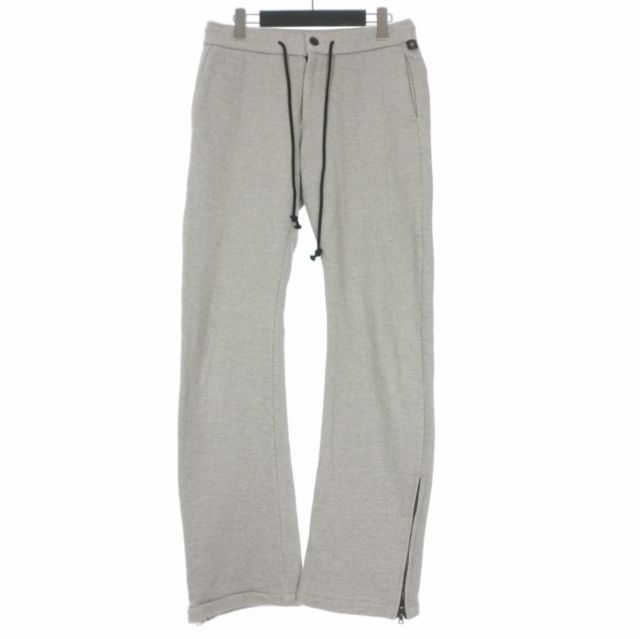 ダブルジェイケイ wjk 14SS zip jersey slim PT - heavy jersey スウェットパンツ スラックス 裾ジップ M グレー 灰 5105 hj02zv