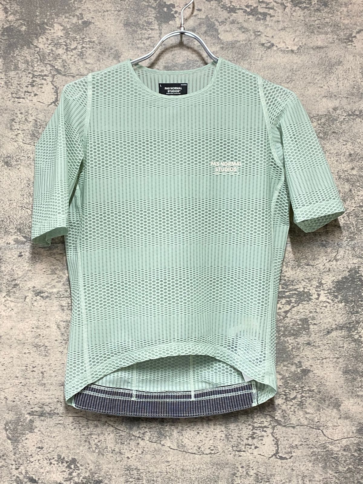 KJ283 パスノーマルスタジオ PAS NORMAL STUDIOS Men's Mechanism Pro Zipless Jersey 半袖 サイクルジャージ 緑 L