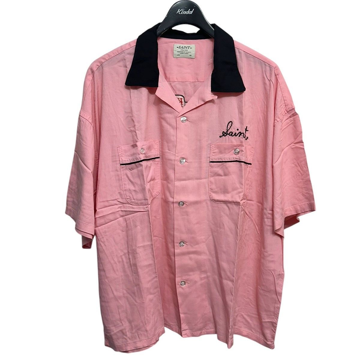 SAINT MICHAEL 26SS BOWLING SHIRT embroidered bowling shirt sm-mk8-0000-036 8071000180421