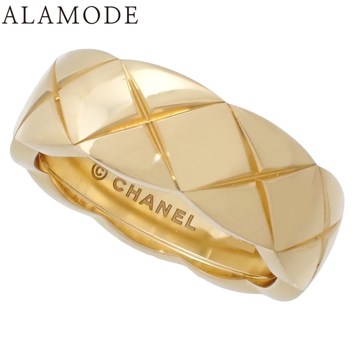 【2026年保証書付】CHANEL(シャネル) ココクラッシュ リング ミディアム J10571 イエローゴールド K18YG 51 6.6g 指輪 アクセサリー ジュエリー ゴールド金 レディース 40802194018【中古】【アラモード】