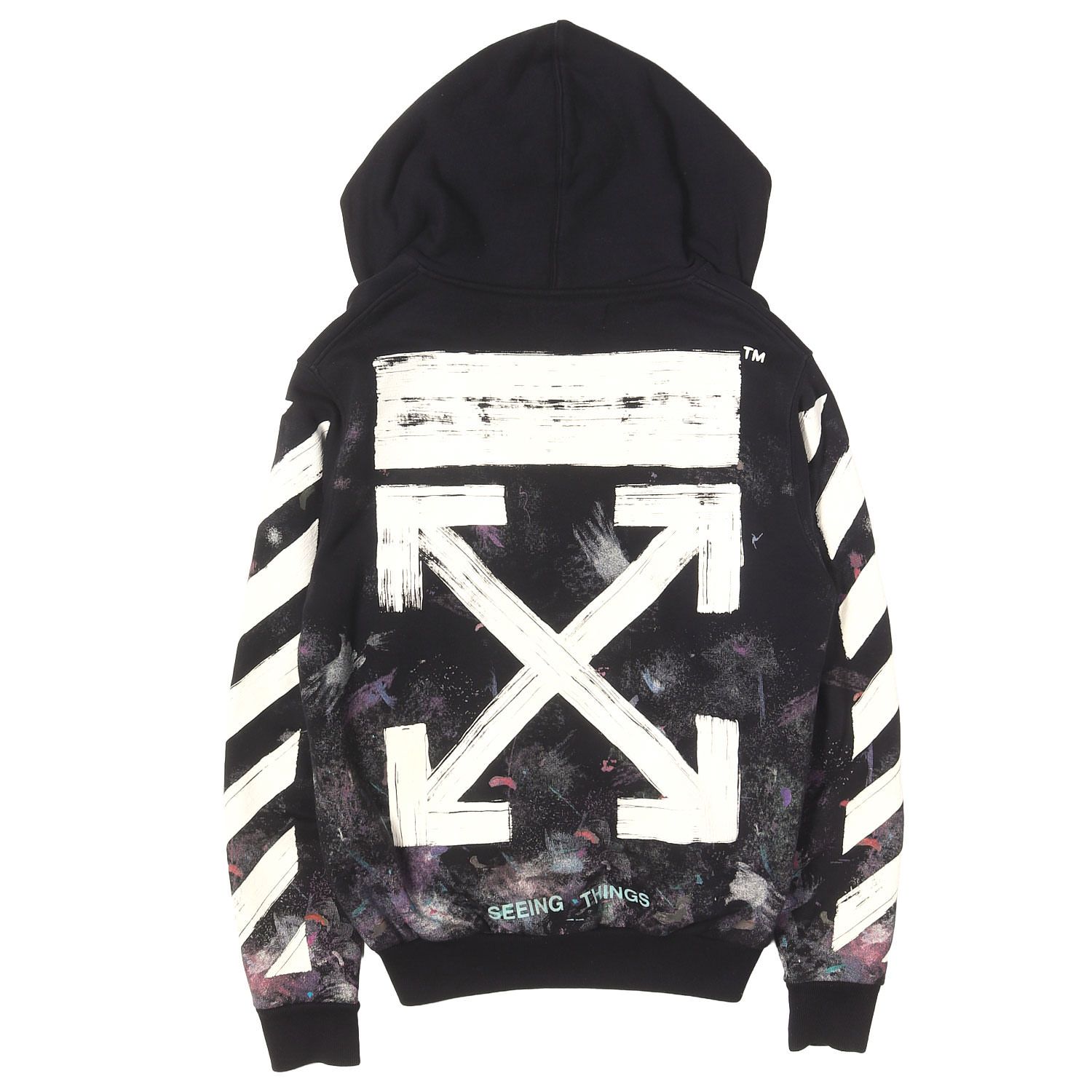 OFF-WHITE オフホワイト パーカー ブラック 黒 サイズ:XXS