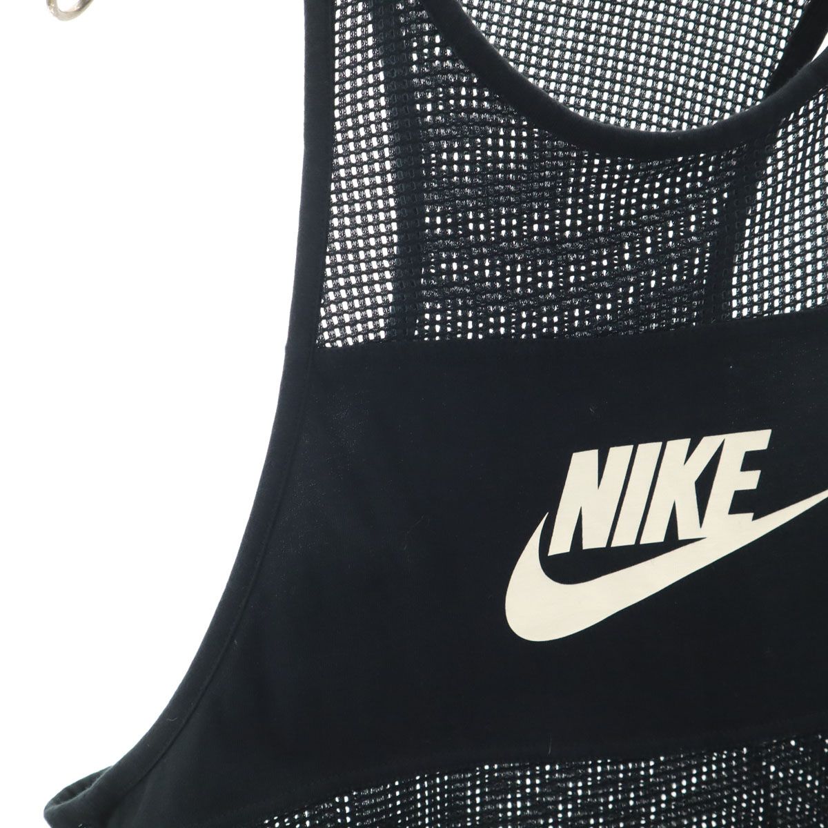 NIKE ナイキ メッシュ タンクトップ XL ブラック レディース 古着