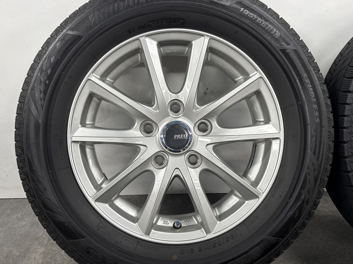 スタッドレス】ブリヂストン プレオ 15in 6J +53 PCD114.3 