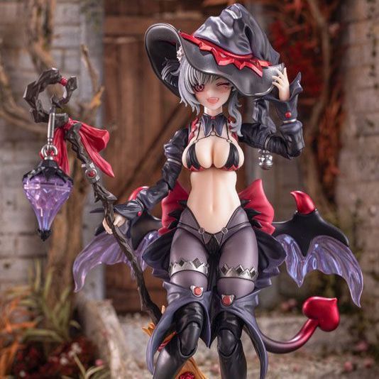 【初回特典パーツ有】次元具象(EXSSRION) 見習魔女・星川猫猫 黒髪Ver. 1/12 完成品アクションフィギュア