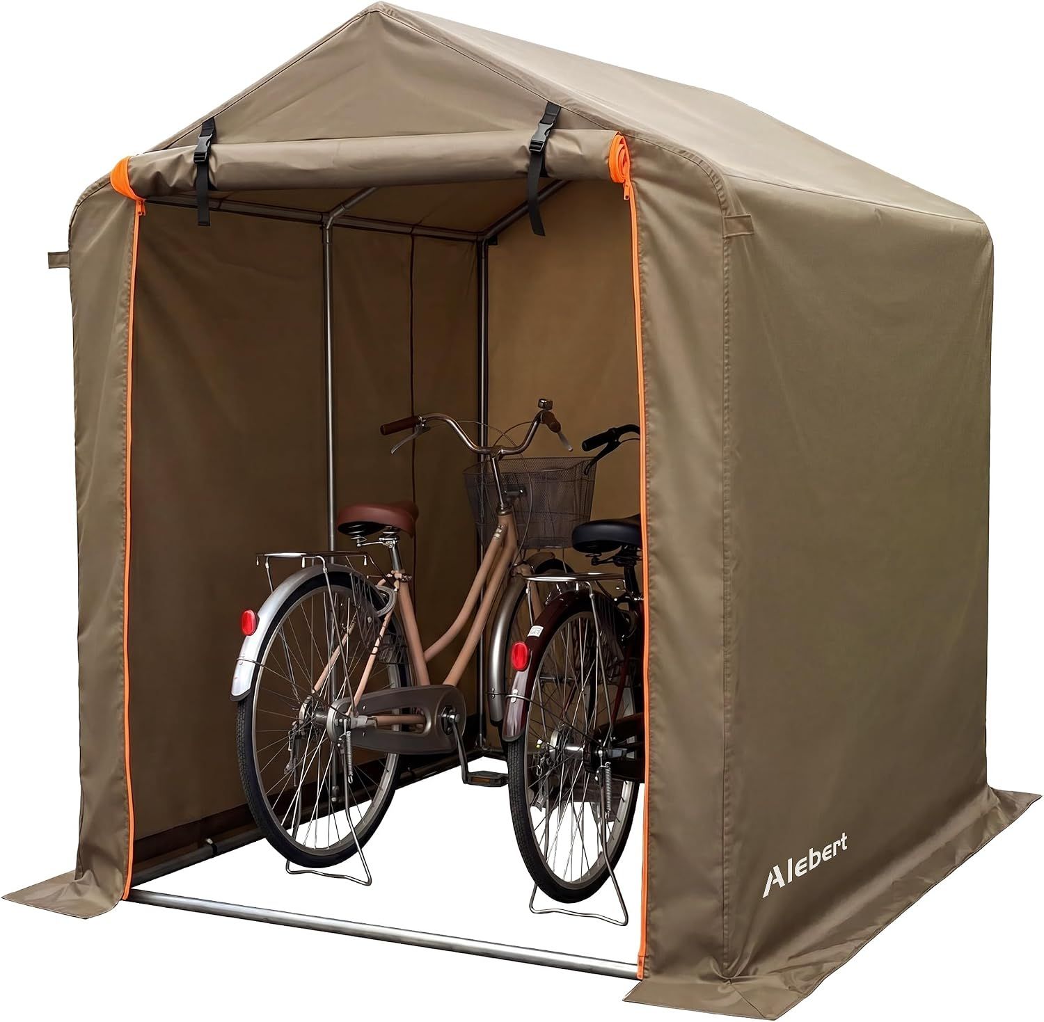Alebert(アレベルト) サイクルハウス 幅120㎝ 最大4台収納 自転車小屋