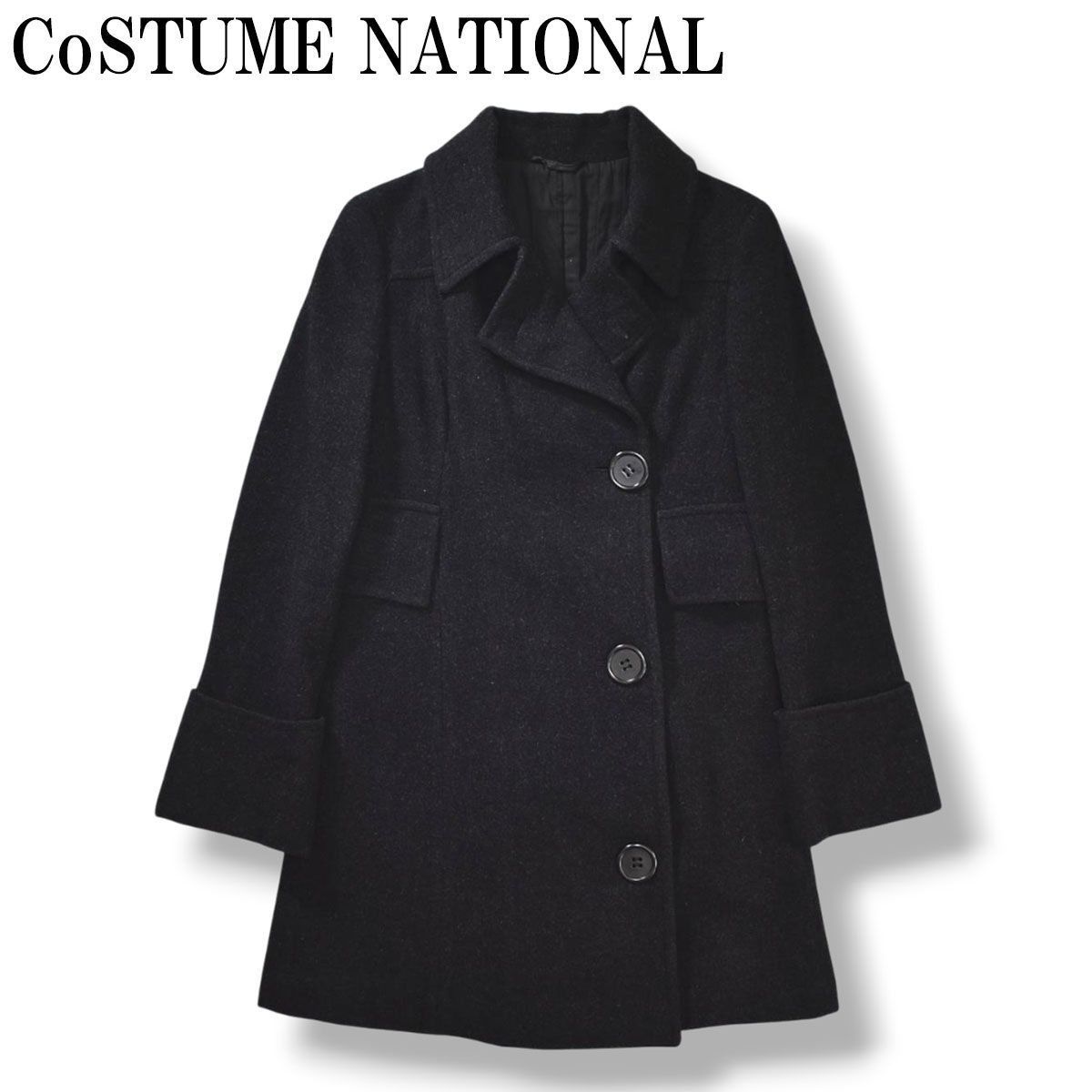 90's costume national ハイネックコート　変形 希少】 90sヴィンテージ イタリア製 コスチュームナショナル CoSTUME