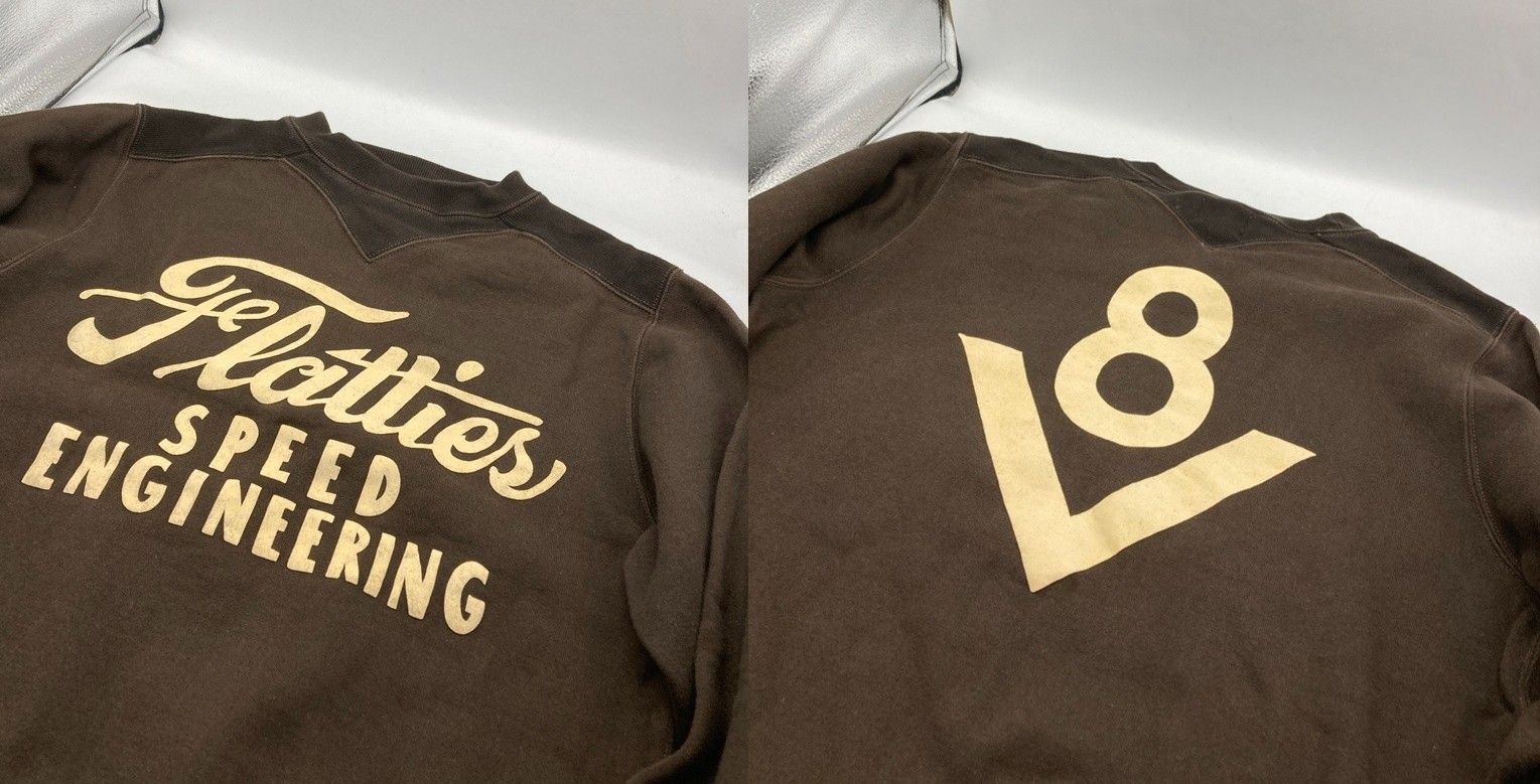 プー　フリーホイーラーズ　スウェット Flatties FREEWHEELERS フリーホイーラーズ POWER WEAR ATHLETIC SWEAT SHIRT