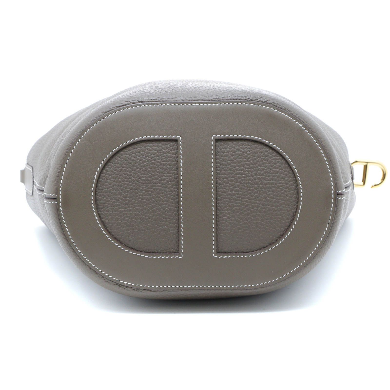 HERMES エルメス インザループ23 エトゥープ/GP ハンドバッグ トリヨン